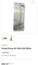 Dhollandia Hinged Ramp Alu 380x1000 800cc