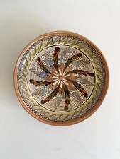 Traditional Romanian Horezu Clay Pottery Wall Tapas Snack Side Serving Plate