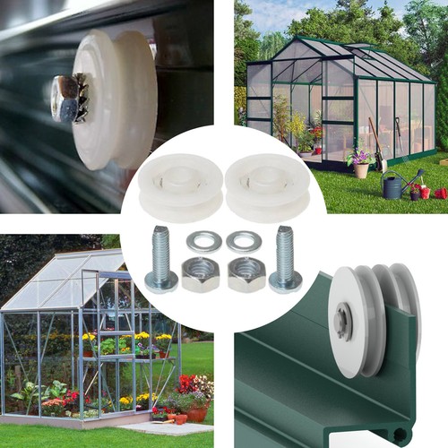 Greenhouse sliding door wheel - sliding,