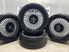 4x Riviera RV1 alloy wheels 22″ to fit VW Touareg mk3 with Continental tyres