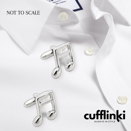 Music notes silver novelty - music,
