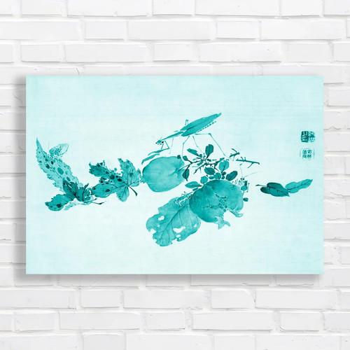 Elegant floral abstract teal - elegant,