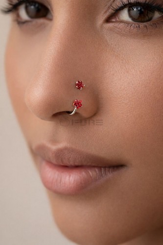 Surgical steel 8mm star - cz,