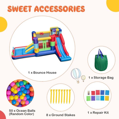Inflatable bounce house combo - bounce,