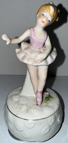Vintage porcelain ballerina - vintage,