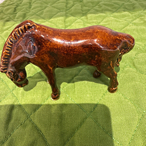 Vintage brown glazed - vintage,