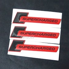3x SUPERCHARGED Red Matte