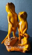Group Of 3 Meerkats In Resin