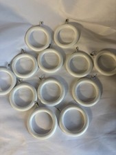 White Wooden Curtain Pole