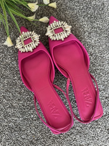 Zara fuchsia pink - fuchsia, slingback