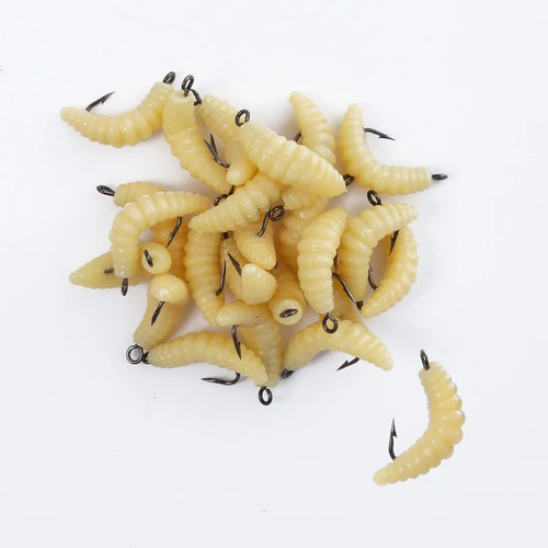 Rubber maggots fishing bait - fishing,