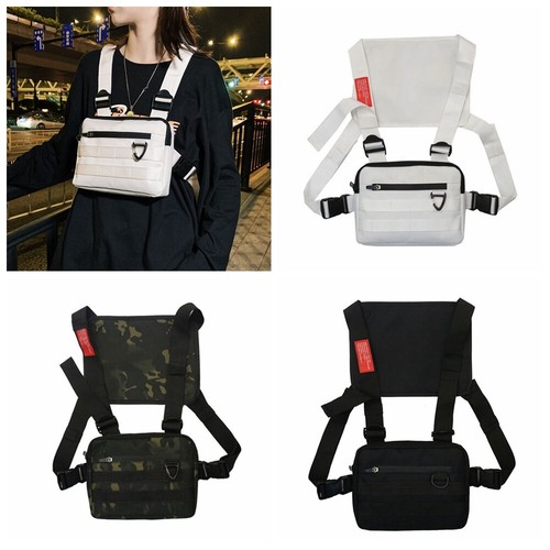 Hip hop tactical harness chest - tactical,