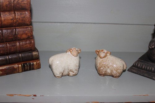 Rustic pottery studio sheep - rustic,