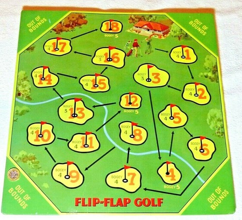 Rare golf game tinplate - golf,