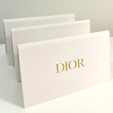 CHRISTIAN DIOR ⭑ ENVELOPES - White Gift Money Folder Receipt Holders - Set of 3