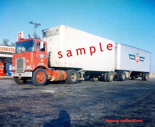 Color 8x10 semi truck photo - semi-truck,
