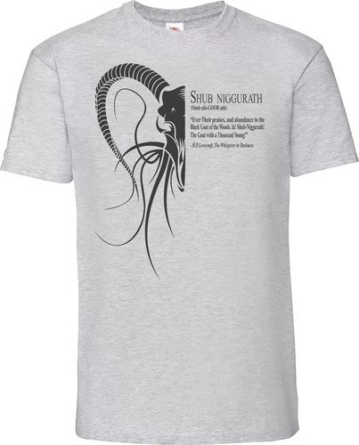 Cthulhu tshirt grey - , niggurath