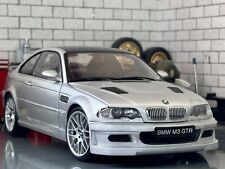 1:18 *BOXED* KYOSHO BMW M3 GTR E46 (SILVER) LHD MODEL CAR! *3 Series* Dealer EDT