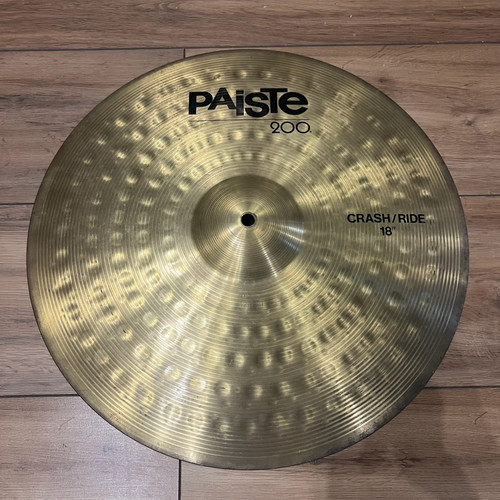 Paiste 200 crash ride - 18”, crash/ride