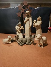 Vintage Christmas Demdaco Willow Tree Nativity (8pieces) Susan Lordi 1999-2002