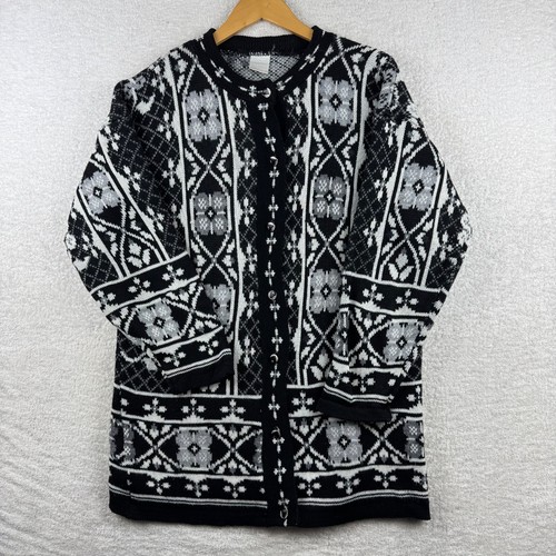 Cardigan knit womens large - cardigan,