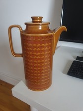Hornsea saffron 1970s coffee pot chipped