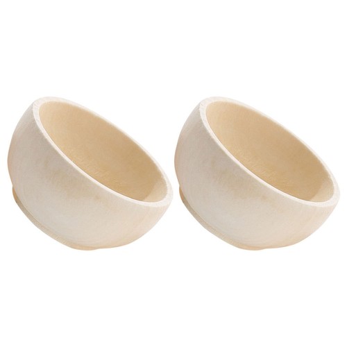 2pcs diy small wooden bowls - diy,