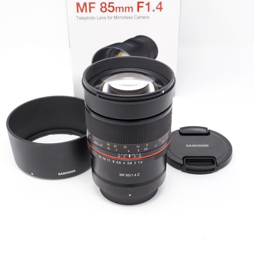 Samyang 85mm prime lens - 85mm, f/1.4