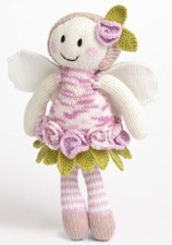 (260) Knitting Pattern - Rose Fairy Doll Soft Toy DK Height 32cm