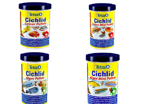 Tetra cichlid pellets colour - cichlid,