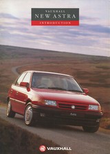 CAR BROCHURE: VAUXHALL ASTRA - 1991 (INCLUDES Si/SRi/GSi 16v)