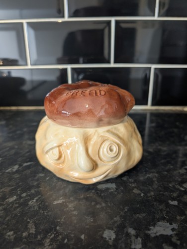 Sylvac bread sauce face pot - bread,