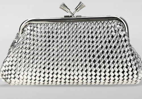 Anya hindmarch silver woven - anya,