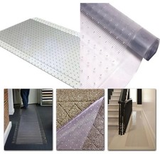 Clear vinyl carpet protector - clear,