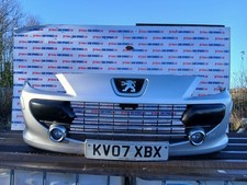 PEUGEOT 307 HATCHBACK 5DR MK1 PH2 2007 SILVER EZR FRONT BUMPER MARKS