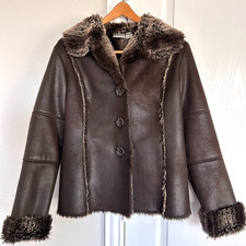 Chico’s Vegan Leather Coat