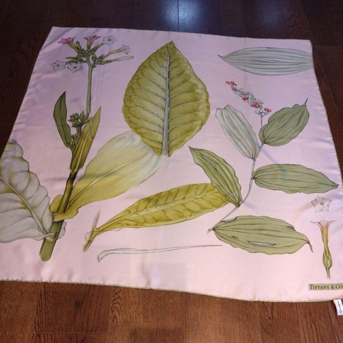 Tiffany silk scarf leaf - tiffany,