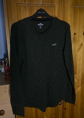 Hollister men black - black, crew