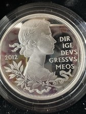 2012 Silver Proof Piedfort Queens Diamond Jubilee £5 Coin Boxed