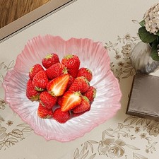 Flower Shaped Glass Plate
