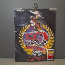 Vintage Carl Fogarty Official Merchandise TShirt 50 WSB Wins New Old Stock SMALL