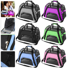 Large Pet Carrier Bag AVC Portable Soft Fabric Folding Dog Cat Puppy Travel UK