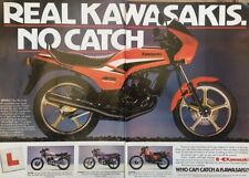 KAWASAKI AR125 ORIGINAL 1983 ADVERT A3 42cm x 28cm