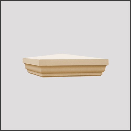 Fluted pier caps 330mm x - fluted,