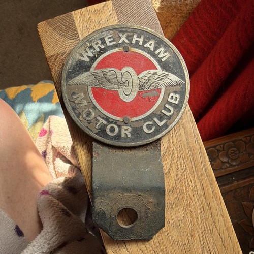 Wrexham motor club - club, metal