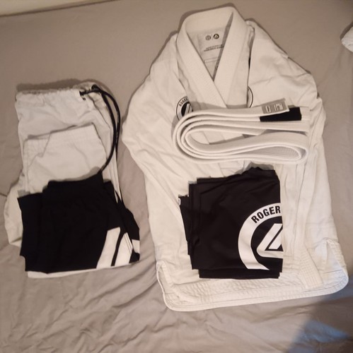 White roger gracie bjj - roger, &