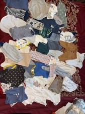 Bundle Of Baby Boy Clothes Age Newborn 0-3 Months Over 30 Items Mixed Brands Lot