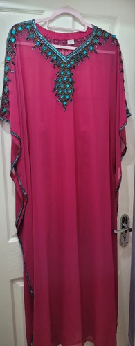 Brand new fushia pink beaded - new,