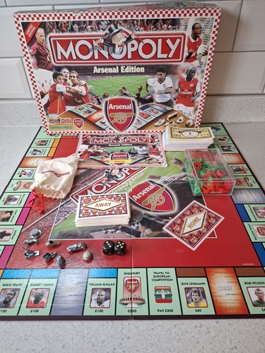 Monopoly arsenal edition board - monopoly,