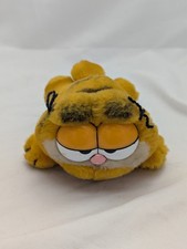 Garfield Daikin 81 vintage soft plush toy cat lying down sleepy small